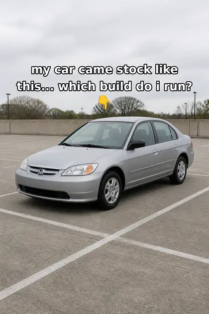 my car came stock like this... which build do i run?