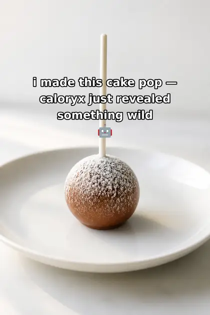 i made this cake pop — the app just revealed something wild