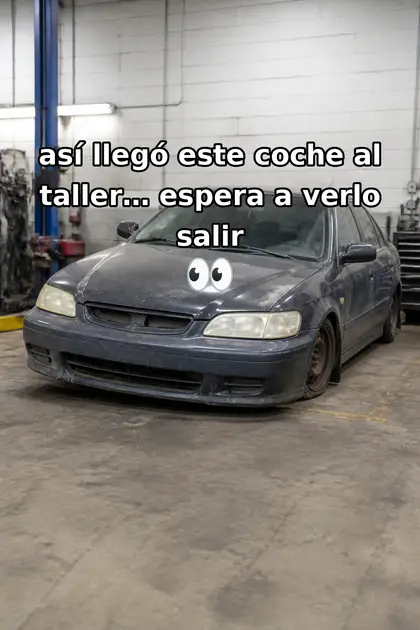 así llegó este coche al taller… espera a ver cómo sale